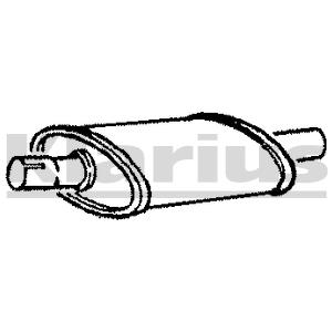 Silencieux central VEGAZ GmbH FTS-298