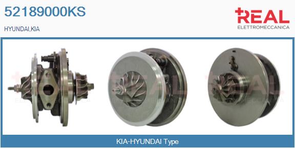 Groupe carter, turbocompresseur REAL 52189000KS
