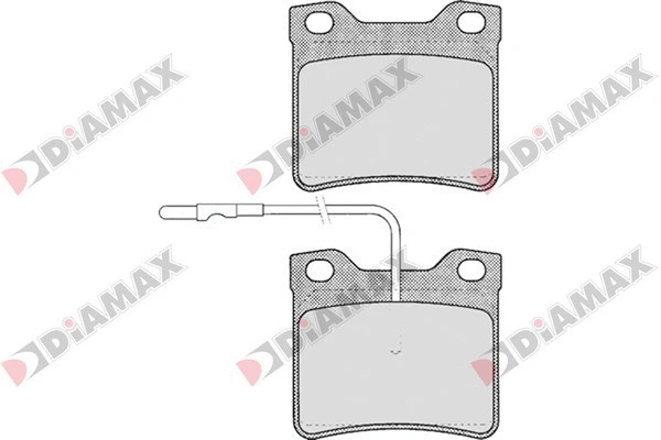 Kit de plaquettes de frein, frein à disque DIAMAX N09203
