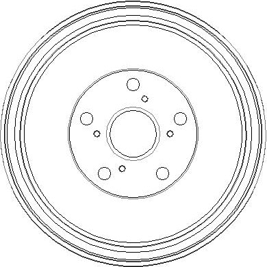 Tambour de frein National NDR206