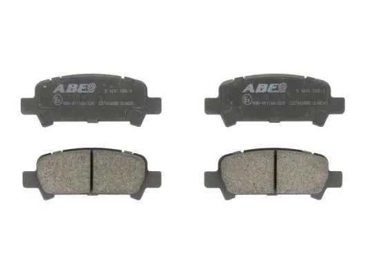 Kit de plaquettes de frein, frein à disque ABE C27002ABE