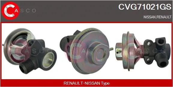 Vanne EGR CASCO CVG71021GS