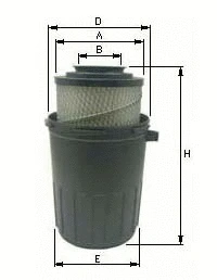 Filtre à air SAMPIYON FILTER CH 1222