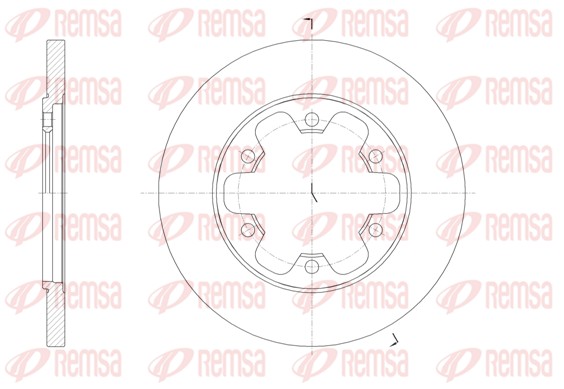 Disque de frein REMSA 61569.00