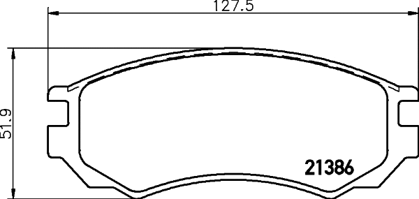 Kit de plaquettes de frein, frein à disque MINTEX MDB1500