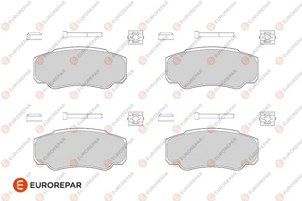 Kit de plaquettes de frein, frein à disque EUROREPAR 1686278080