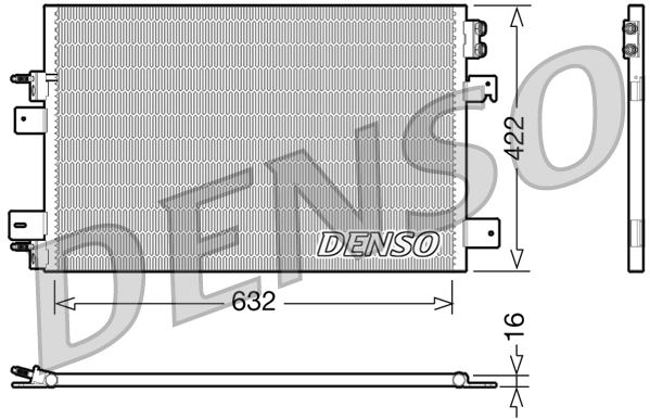 Condenseur, climatisation DENSO DCN06007