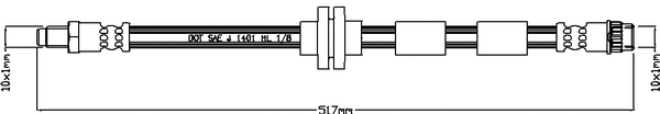 Flexible de frein JURATEK JBH1155