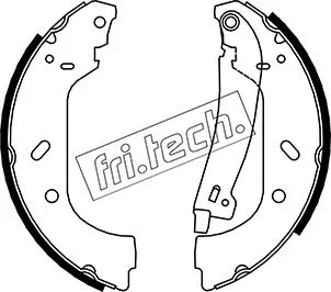 Jeu de mâchoires de frein fri.tech. 1034.098Y