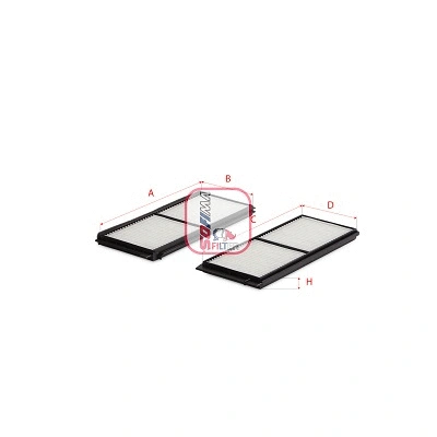 Filtre, air de l'habitacle SOFIMA S 3219 C
