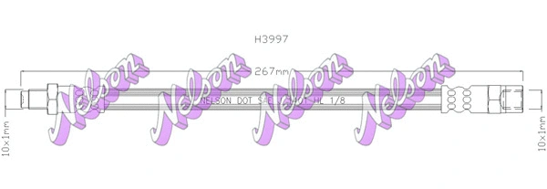 Flexible de frein KAWE H3997