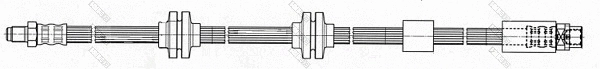Flexible de frein GIRLING 9002416