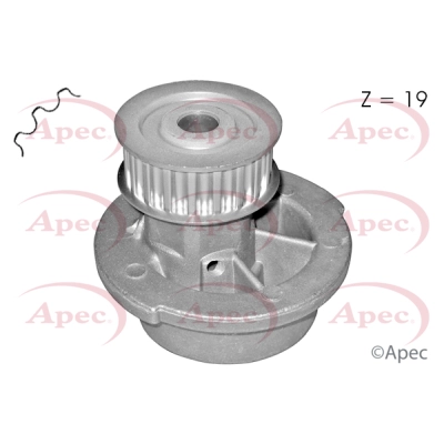Pompe à eau, refroidissement du moteur APEC AWP1396