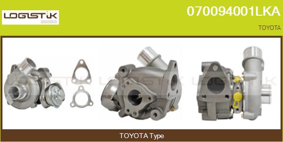 Turbocompresseur, suralimentation LGK 070094001LKA