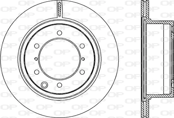 Disque de frein OPEN PARTS BDR2211.20