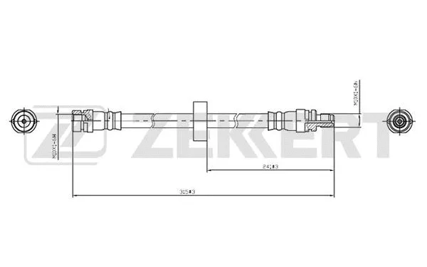 Flexible de frein ZEKKERT BS-9424