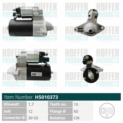 Démarreur HOFFER H5010373