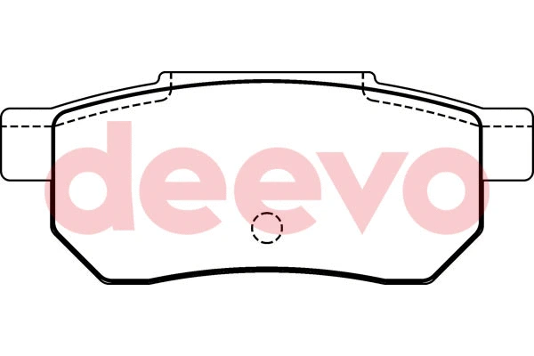 Kit de plaquettes de frein, frein à disque DEEVO BP60280