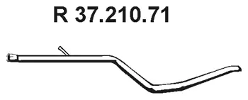 Tuyau d'échappement EBERSPÄCHER 37.210.71