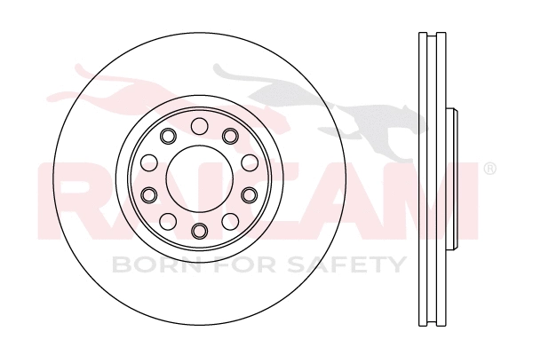 Disque de frein RAICAM RD01534