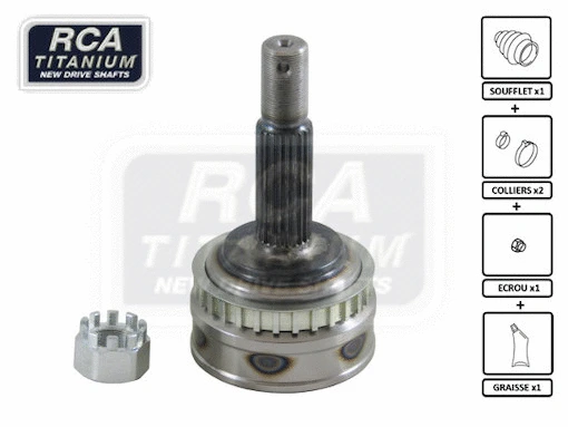 Jeu de joints, arbre de transmission RCA FRANCE OA92