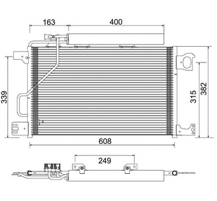 Condenseur, climatisation PowerMax 7110372