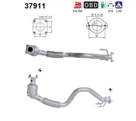 Catalyseur AS 37911