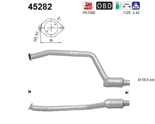 Catalyseur AS 45282