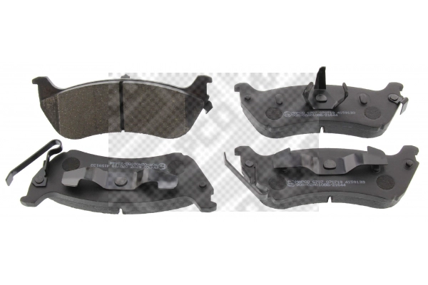 Kit de plaquettes de frein, frein à disque MAPCO 6707