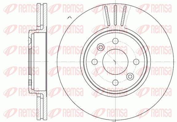 Disque de frein REMSA 6583.10