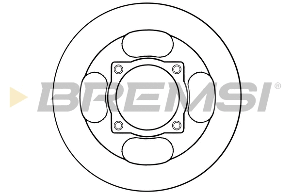 Disque de frein BREMSI CD7914S