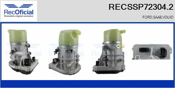 Pompe hydraulique, direction RECOFICIAL RECSSP72304.2