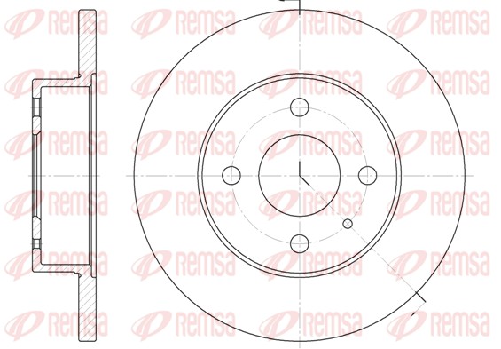 Disque de frein REMSA 6090.00