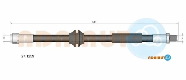 Flexible de frein ADRIAUTO 27.1259
