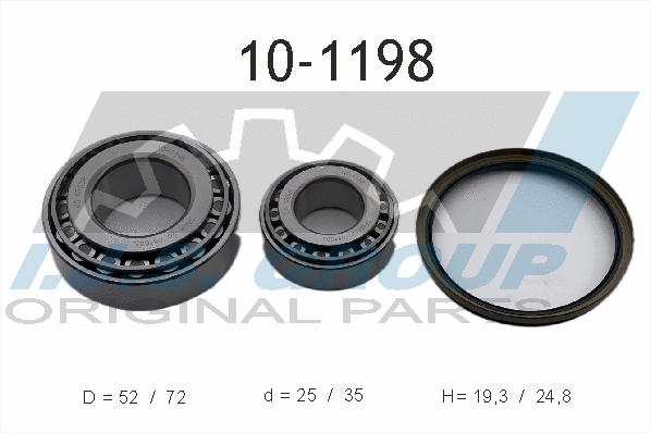Kit de roulements de roue IJS GROUP 10-1198