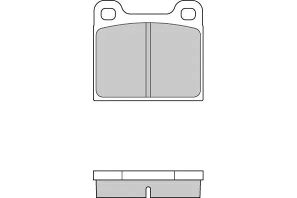 Kit de plaquettes de frein, frein à disque E.T.F. 12-0009