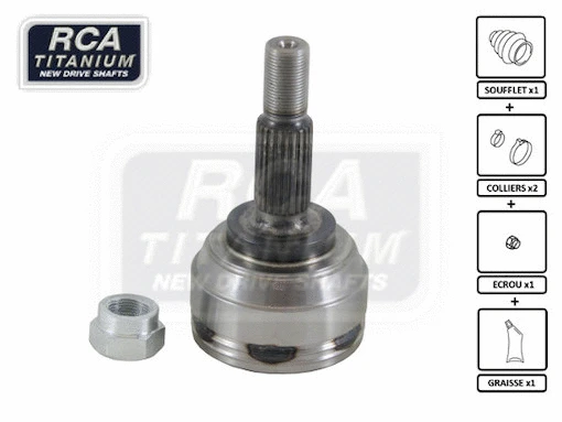 Jeu de joints, arbre de transmission RCA FRANCE RE96