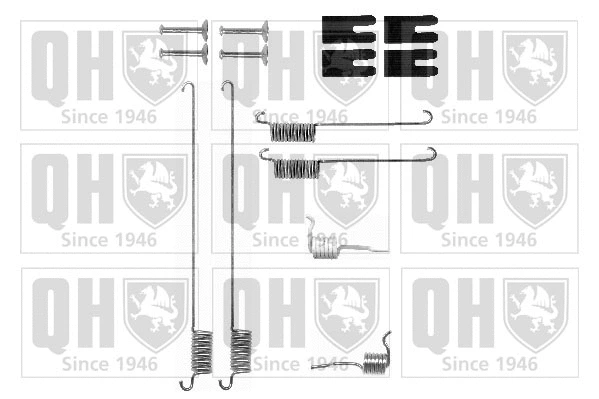 Kit d'accessoires, mâchoire de frein QUINTON HAZELL BFK464