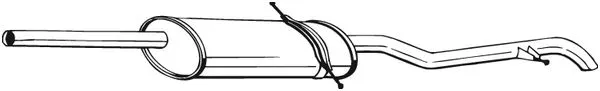 Silencieux arrière BOSAL 282-061