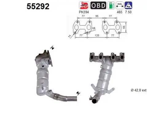 Catalyseur AS 55292