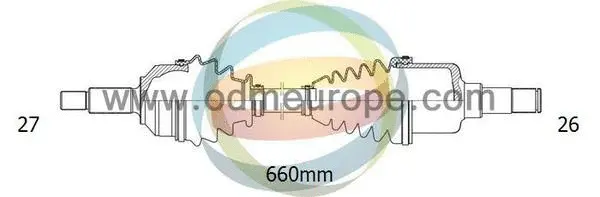 Arbre de transmission 4X4 ESTANFI EST-18-015030