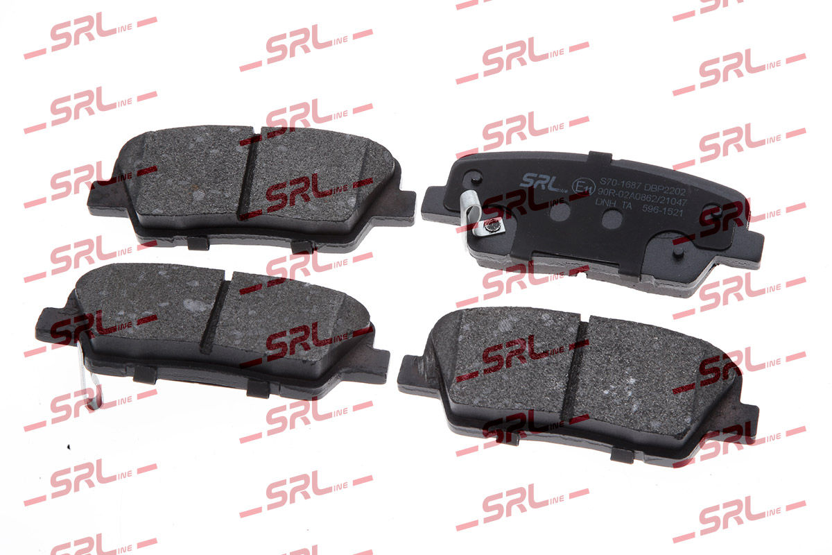 Kit de plaquettes de frein, frein à disque SRLine S70-1687