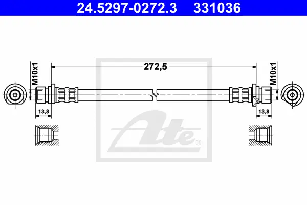 Flexible de frein ATE-APAC 24.5297-0272.3