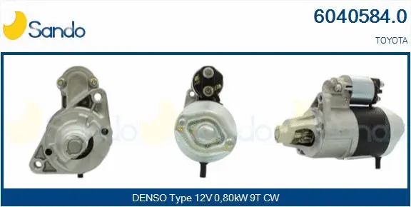 Démarreur SANDO 6040584.0