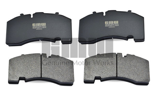 Kit de plaquettes de frein, frein à disque GMW BDP29171BW
