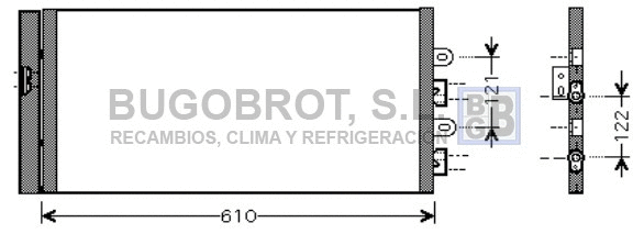 Condenseur, climatisation BUGOBROT 62-FT5298