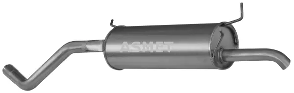Silencieux arrière ASMET 10.037