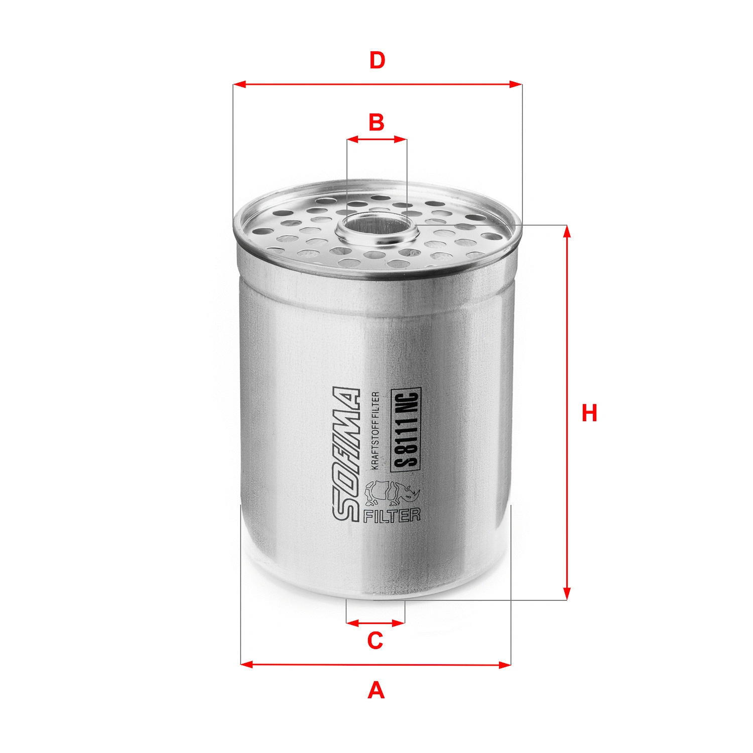 Filtre à carburant SOFIMA S 8111 NC