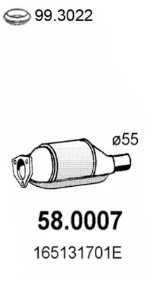 Catalyseur ASSO 58.0007