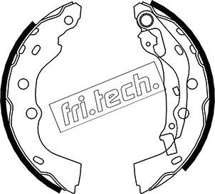 Jeu de mâchoires de frein fri.tech. 1111.250